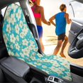 thumbnail image 4 of POLERO White Cherry Blossom Terry Cloth Car Seat Cover, Sweat Proof Non Slip Waterproof Front Seat Cover Fit for Trucks Cars Vans, 4 of 7