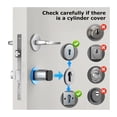thumbnail image 4 of Adjustable Lock Bluetooth Smart Fingerprint Digital Cylinder Lock with APP/Password Key Unlock, 4 of 7