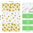 thumbnail image 6 of bamooi Yellow Floral Vase Spring Kitchen Towels Dish Towels, 18x26 Inch Hello Sunshine Seasonal Summer Decoration Hand Towels Set of 4, 6 of 6