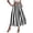 *2-Black, variant on VBVC Women's High Waist Striped Maxi Skirt,Beach Party Dresses For Women,Ladies Pleated Flared A-Line Skirt with Pockets,Black,S-2XL