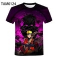 thumbnail image 1 of Camiseta De Verano Con Estampado 3D Anime Naruto Patrón De Calle Camisa Casual Cuello Redondo Manga Corta Hombre, 1 of 4