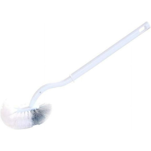 Rurah Toilet Brush Toilet Urinal Cleaning Brush Plastic Long Handle Toilet Brush,White