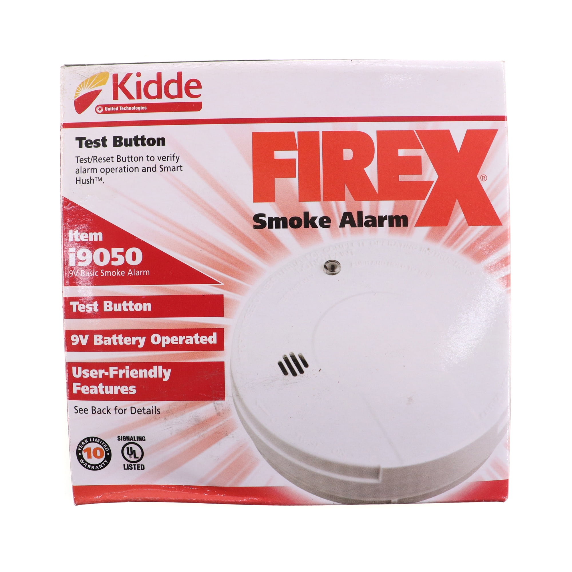 Details about    Kidde i12040 AC Hardwired Interconnect Smoke Alarm with Hush LATEST MODEL-6PACK 