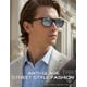 thumbnail image 3 of Gafas de Sol Polarizadas ATTCL Marco Metálico Retro 8587 Negro-Plata, 3 of 7