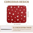 thumbnail image 2 of Valentine''s Day Love Heart Dish Drying Mat for Kitchen Counter 16x18 Inch Valentine Theme Dish Mats Absorbent Microfiber Dish Draining Mat Reusable Washable Dish Drainer Rack Pad, 2 of 7