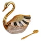 thumbnail image 3 of Azucarero creativo con forma de cisne y cuchara para cocina de hotel o restaurante. Estilo C, 3 of 9
