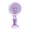 #0700-Purple, variant on Kieccall Portable Small Fan with Built in Night Light Compact Cooling Light for Home Office Dorm Desktop Daily Use
