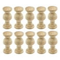 thumbnail image 1 of 10 husillos de madera sin terminar para proyectos de carpintería, accesorios de habitación, balaustres decorativos para botellero y marco de cama., 1 of 8