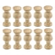 thumbnail image 1 of 10 husillos de madera sin terminar para proyectos de carpintería, accesorios de habitación, balaustres decorativos para botellero y marco de cama., 1 of 8