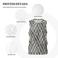 thumbnail image 3 of Sikiie Black White Stripes Basketball Jersey Reversible Men's Mesh Athletic Sports Shirts Training Practice S-4XLLarge, 3 of 6