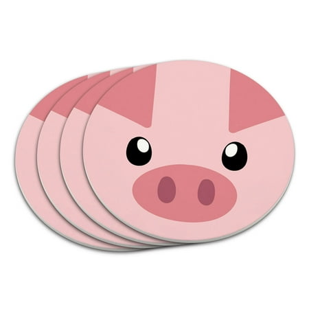 

Pig Face Farm Animal Coaster Set