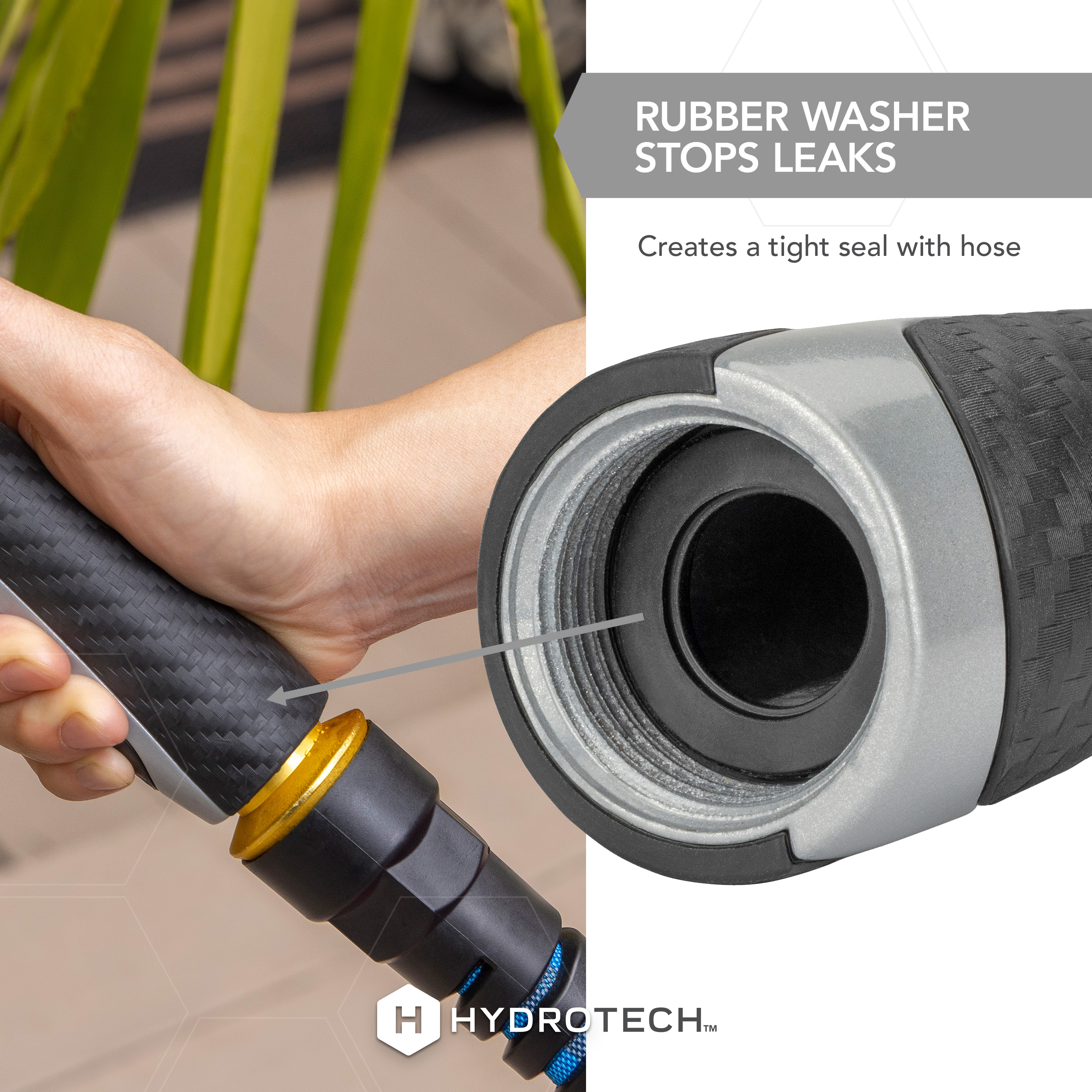 HydroTech Heavy Duty 8-Pattern Hose Nozzle photo 6