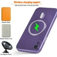 thumbnail image 3 of Magnetic for iPhone XR Case,Soft Silicone iPhone XR Phone Case with Camera Protection,Slim Fit Anti-Scratch iPhone XR Case Compatible with MagSafe,Purple, 3 of 12
