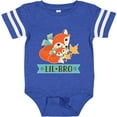 thumbnail image 3 of Inktastic Little Brother Woodland Fox Lil Bro Boys Baby Bodysuit, 3 of 5