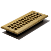 Decor Grates 4" x 12" Lattice Maple Wood Floor Register