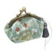 thumbnail image 5 of Monederos con hebilla pequeña Cierre de cierre de cambio floral Bolsa de vintage Exquisita cartera flores para mujer de , claro Verde claro BLESIY Monedero, 5 of 8