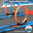 thumbnail image 3 of Set de pista de carreras de coches tragaperras Rcovasc con circuitos de emoción de 360° y 4 coches, 3 of 7