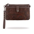 thumbnail image 3 of Wrangler Clutch Wristlet Purse Western Crossbody Bags for Women, Tooling-Coffee, 3 of 6