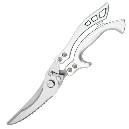 

Tuphregyow Multifunctional Kitchen Scissors with Stainless Steel Blades and Ergonomic Handle Ideal for Cutting Chicken Fish and Vegetables A