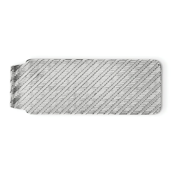 Beautiful Sterling Silver Rhodium-plated Money Clip