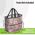 thumbnail image 3 of Bright Paisley Garden Tools Bag, Water-proof Floral Oxford Garden Tote Home Organizer Gardening Tool Bag Kit Holder with 8 Pockets for Indoor and Outdoor Gardening(Tools Not Included), 3 of 4