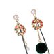 thumbnail image 4 of Pendientes Asimétricos de Gota Yuyangstore para Mujer Joyería Navideña Estilo 3, 4 of 5