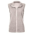 thumbnail image 5 of KDFJPTH Women Pocket Zipper Solid Color Jacket Plush Sleeveless Lapel Vest Loose Coat Women's Jackets Lightweight Casual Jackets for Juniors, 5 of 7