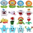 thumbnail image 2 of 26 estilos Kawaii Mario Ice Fire Flower Boo Cappy juguetes de peluche linda figura de anime Super Star Big Poison Piranha Plant muñecos de peluche, 2 of 5