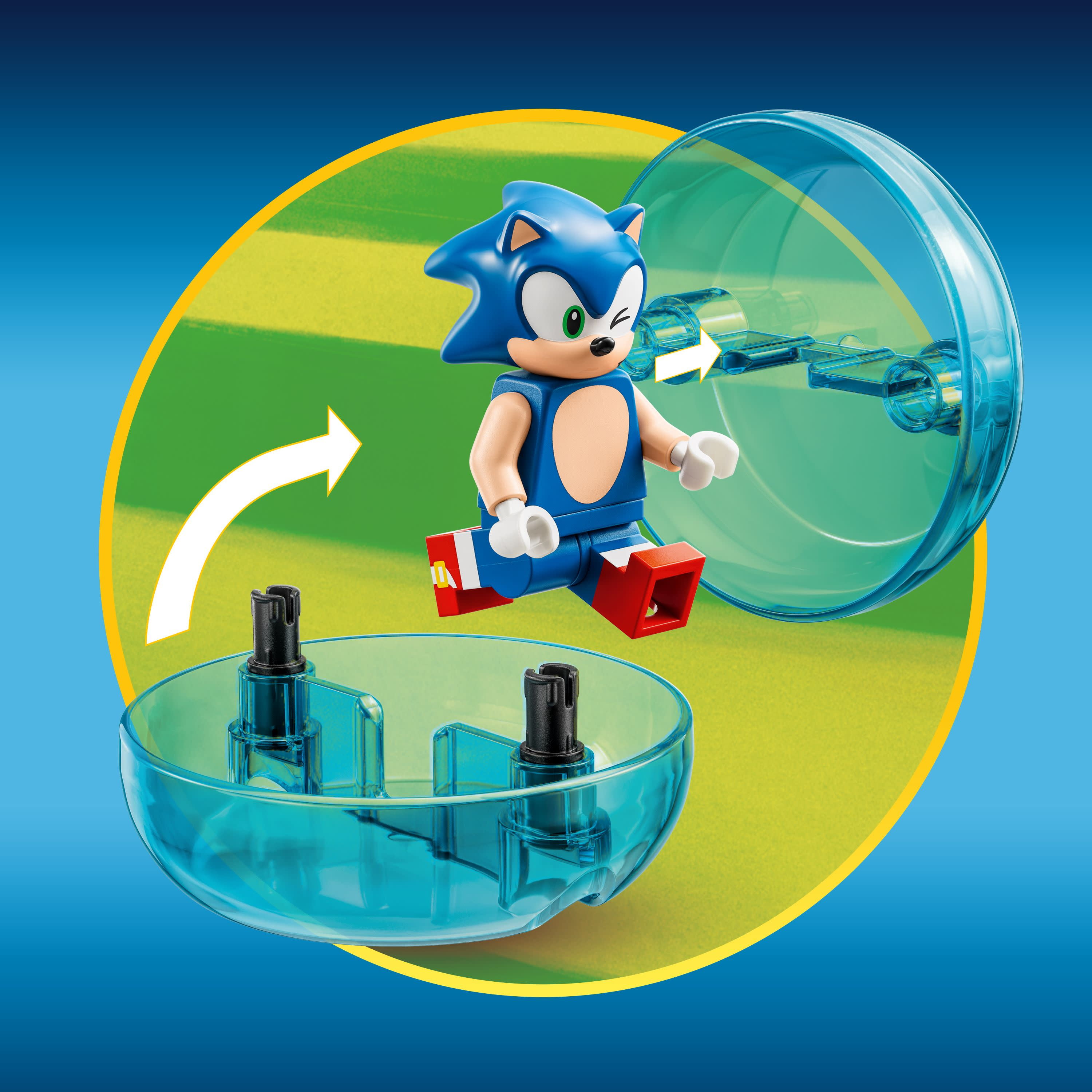 LEGO Set Sonic 76993 Sonic Contra o Robo Gigante de Dr Eggma 615 peças