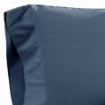thumbnail image 2 of Ivy 4 Piece Full Size Cotton Ultra Soft Bed Sheet Set, Prewashed, Dark Blue - Saltoro Sherpi, 2 of 5