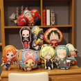 thumbnail image 2 of Almohada de una pieza de Luffy, Roronoa, Zoro, Sanji, Chopper, Usopp, dibujos animados, periféricos de Anime, juguetes de peluche, cojín, almohada, regalo de cumpleaños qym unisex, 2 of 2