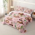 thumbnail image 3 of Erosebridal Western Cowgirl Twin Quilt Set for Girls, Vintage Lodge Cabin Twin Coverlet Set, 2-Piece 1 Quilt and 1 Pillowcase, 3 of 7