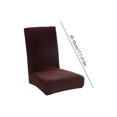 thumbnail image 3 of Stretch Chair Covers - Thick Knit, Washable Polyester Slipcovers for Dining, Office, and Restaurant Chairs, Durable and Easy to Install, Provides Complete Protection from Stains and Dust, 3 of 5