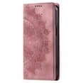 thumbnail image 2 of For Samsung Galaxy S25+(5G) 6.7" Totem Embossed Strong Magnetic Attachment/Closure, Card Slots/Pocket, PU Leather Flip Wallet Case,Pink,For Galaxy S25+(5G), 2 of 7