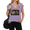 Purple, variant on Aesthetic Animal Pattern Sleeveless Shirt Cute Duck Design Graphic Tee Fashionable Casual Top