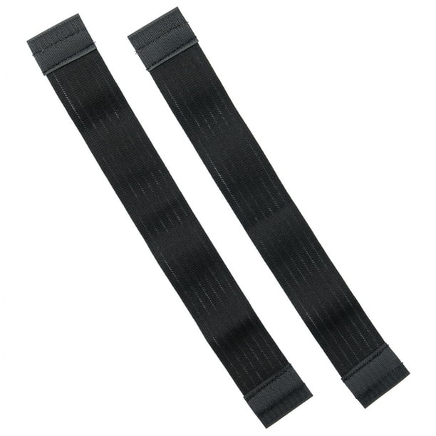 Onyx Cool Knee Velcro Black Replacement Straps, Set of Two, 2” x 10