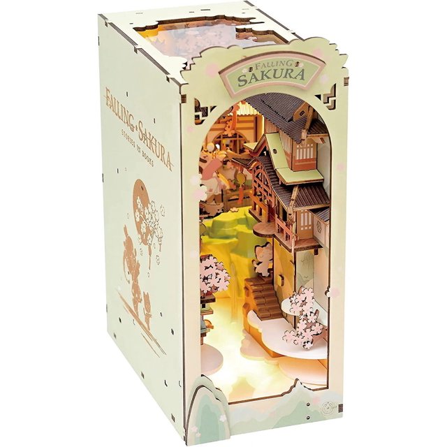 Kit decorativo de rincón de libros 3D, kits de modelos de sujetalibros, estantes de libros para casa de muñecas, decoración de habitación, regalos para adolescentes y mujeres, 240 Uds.