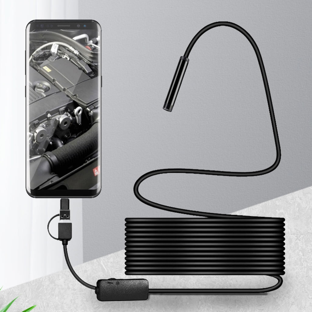 Yammee Industrial Inspection Camera Multifunctional Camera Borescope USB Phone Inspection Camera Car Repair for Maintenance