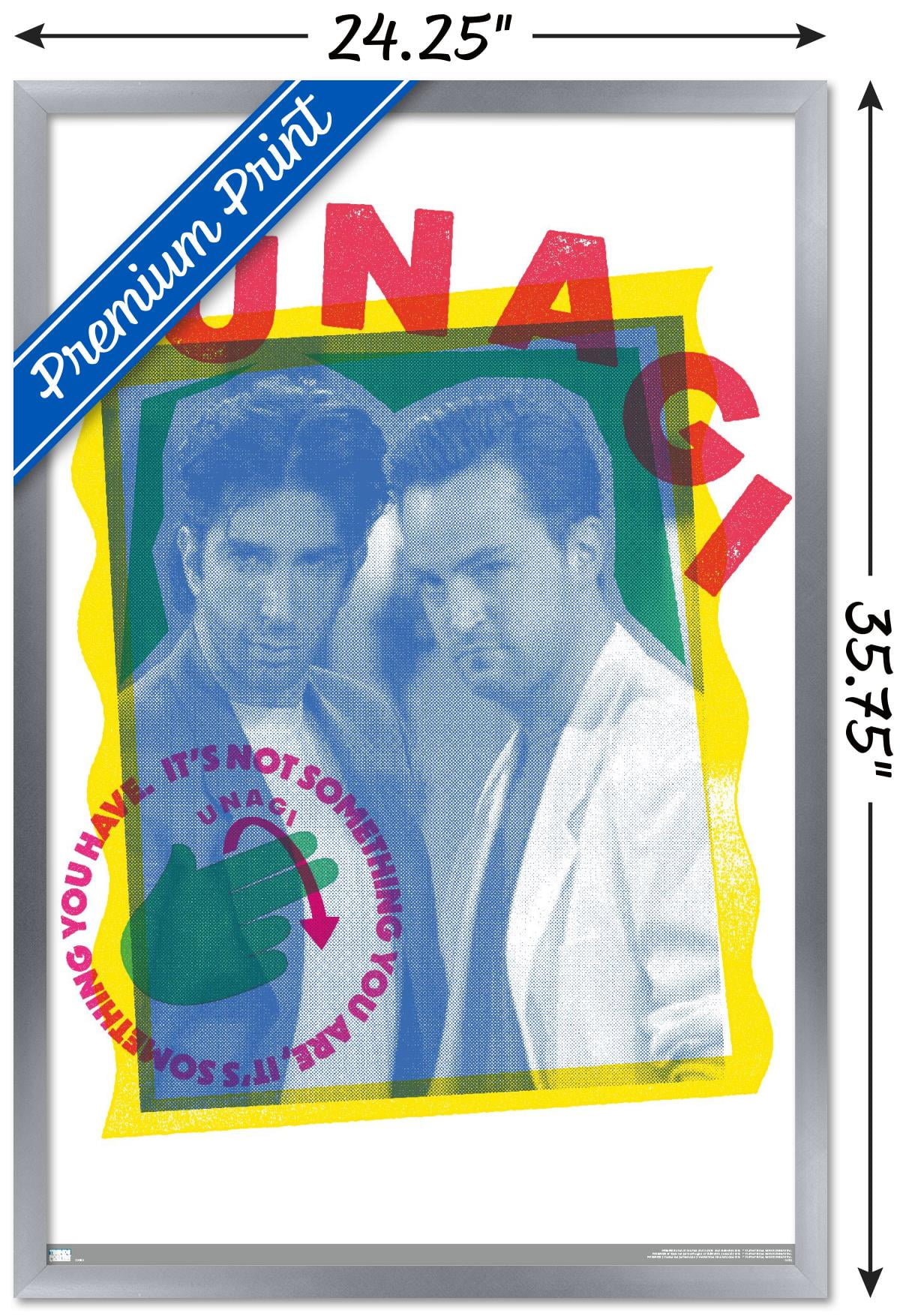 Friends - Unagi Wall Poster, 22.375" x 34" Framed