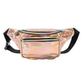 thumbnail image 2 of C.T.Soarsky Women's Belt Bags Fanny Pack Sparkly Outfits for Women Girls Festival Rave Waist Bag-Rose Gold, 2 of 7