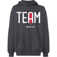 thumbnail image 2 of OXI Hoodie Sweatshirt - Team There It is, Basic Casual Hoodie for Men's and Women Fleece Hoodie Long Sleeve - Charcoal X-Large, 2 of 3