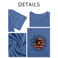 thumbnail image 7 of XCHQRTI 4th of July Daisy Women Plus Size Tshirts Graphic USA Casual Tees, 7 of 7