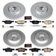 thumbnail image 2 of PowerStop Front and Rear Geomet Coated Brake Rotor and Pad Kit Fits: MERCEDES-BENZ Select Models CRK6747, 2 of 5