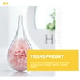 WAXIAYU Clear Water Drop Shape Fillable Ornaments for DIY Crafts