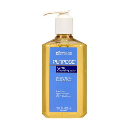 - Purpose Gentle Cleansing Wash Pump Bottle - 12 Oz