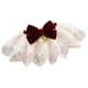 thumbnail image 2 of Collar de babero de encaje para mascotas, lindo lazo, suave, fácil de usar, cómoda bufanda con babero para decoración de perros y gatos, rojo vino S, 2 of 12