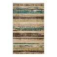 thumbnail image 2 of Superior Kylemore Modern Abstract Indoor Area Rug, 8' x 10', Chocolate, 2 of 7