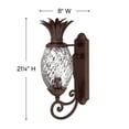 thumbnail image 6 of Hinkley Lighting - Plantation - 1 Light Small Outdoor Wall Lantern in, 6 of 8