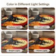 thumbnail image 7 of ODIKA 6'x9' Washable Area Rug Easy Care, Non-Shedding, Halloween Eerie Spooky Bats Gothic Skull Motif for Queen Size Bedroom Under Bed Master Suite, 7 of 7