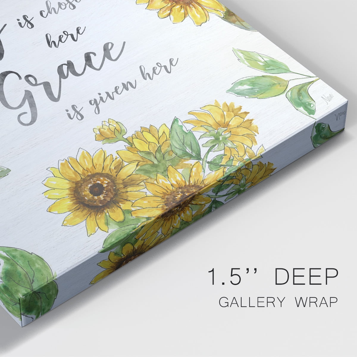 Grace Given Here Premium Gallery Wrapped Canvas - Ready to Hang